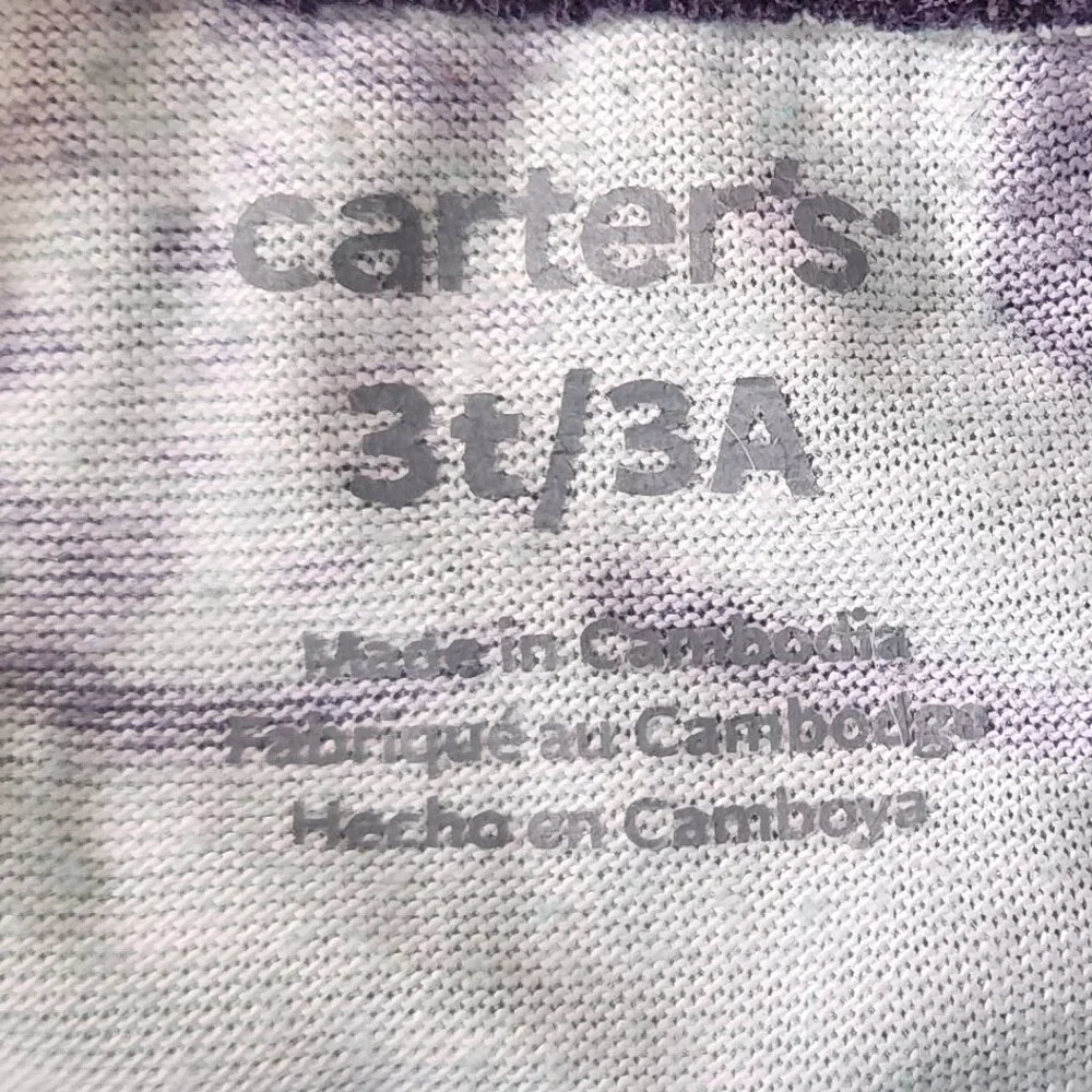 Carter's Animal Outline Knit Sleeper Footed Pajamas Toddler Boy Size 3T